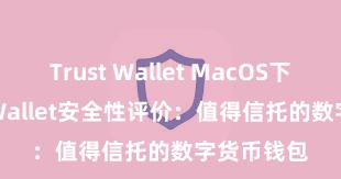 Trust Wallet MacOS下载 Trust Wallet安全性评价：值得信托的数字货币钱包